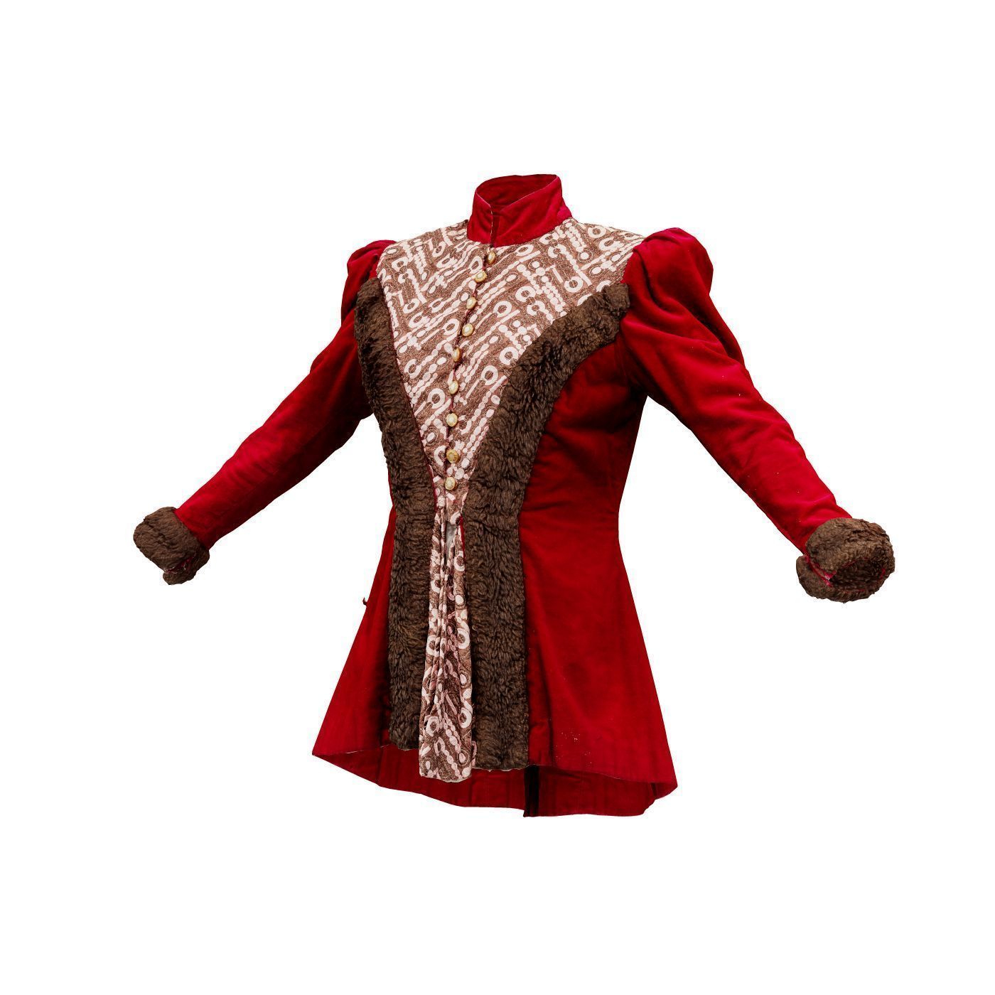 Queen Jacket Low-poly 3D model_13