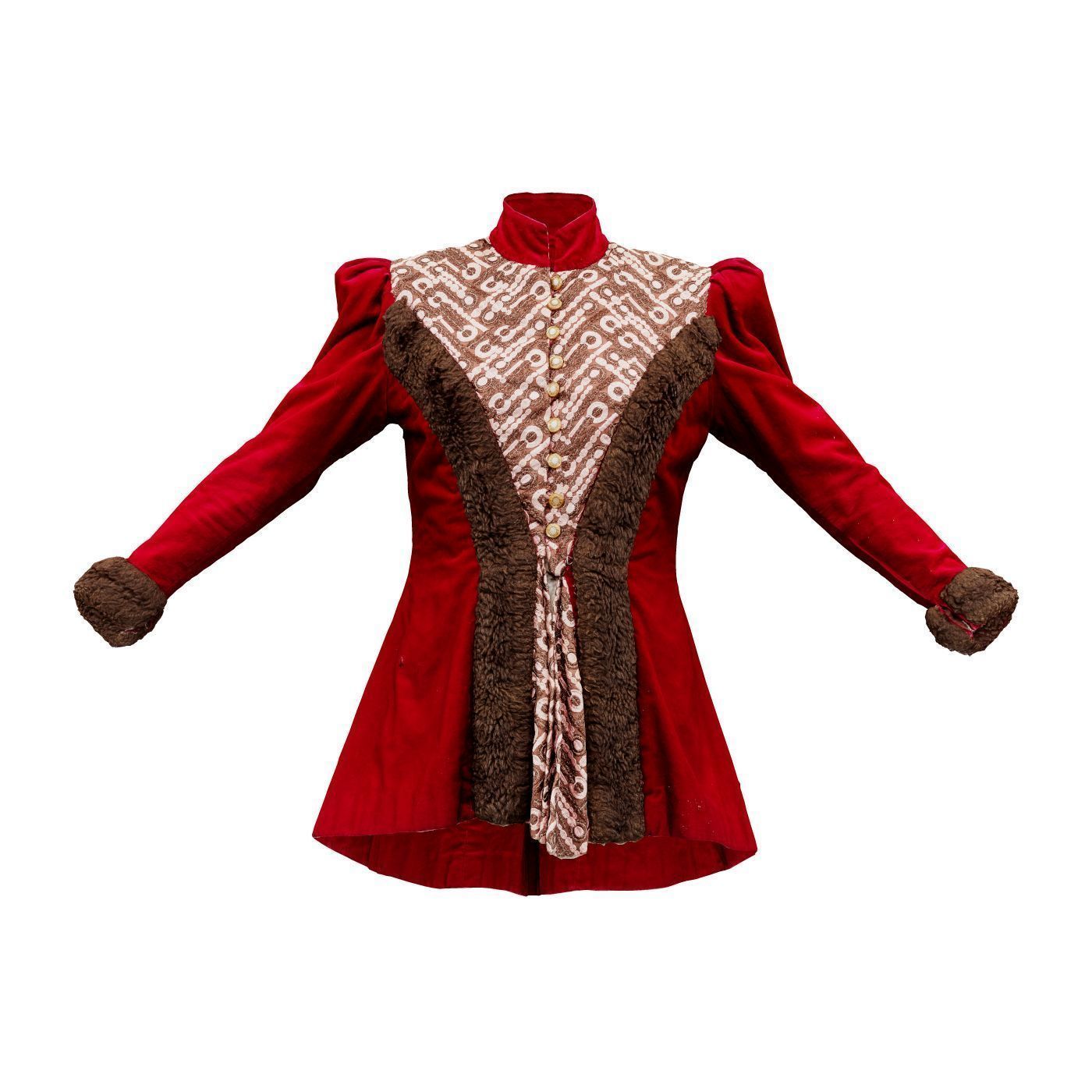 Queen Jacket Low-poly 3D model_2