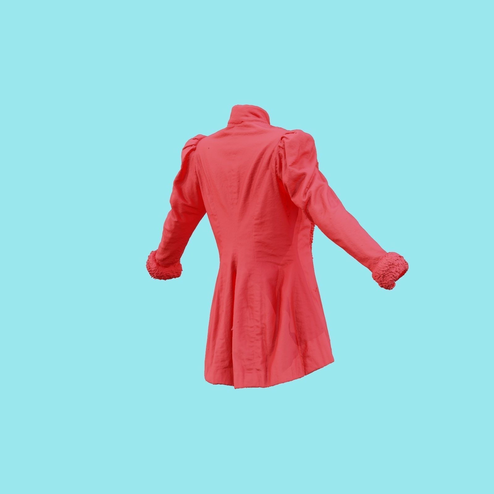 Queen Jacket Low-poly 3D model_20