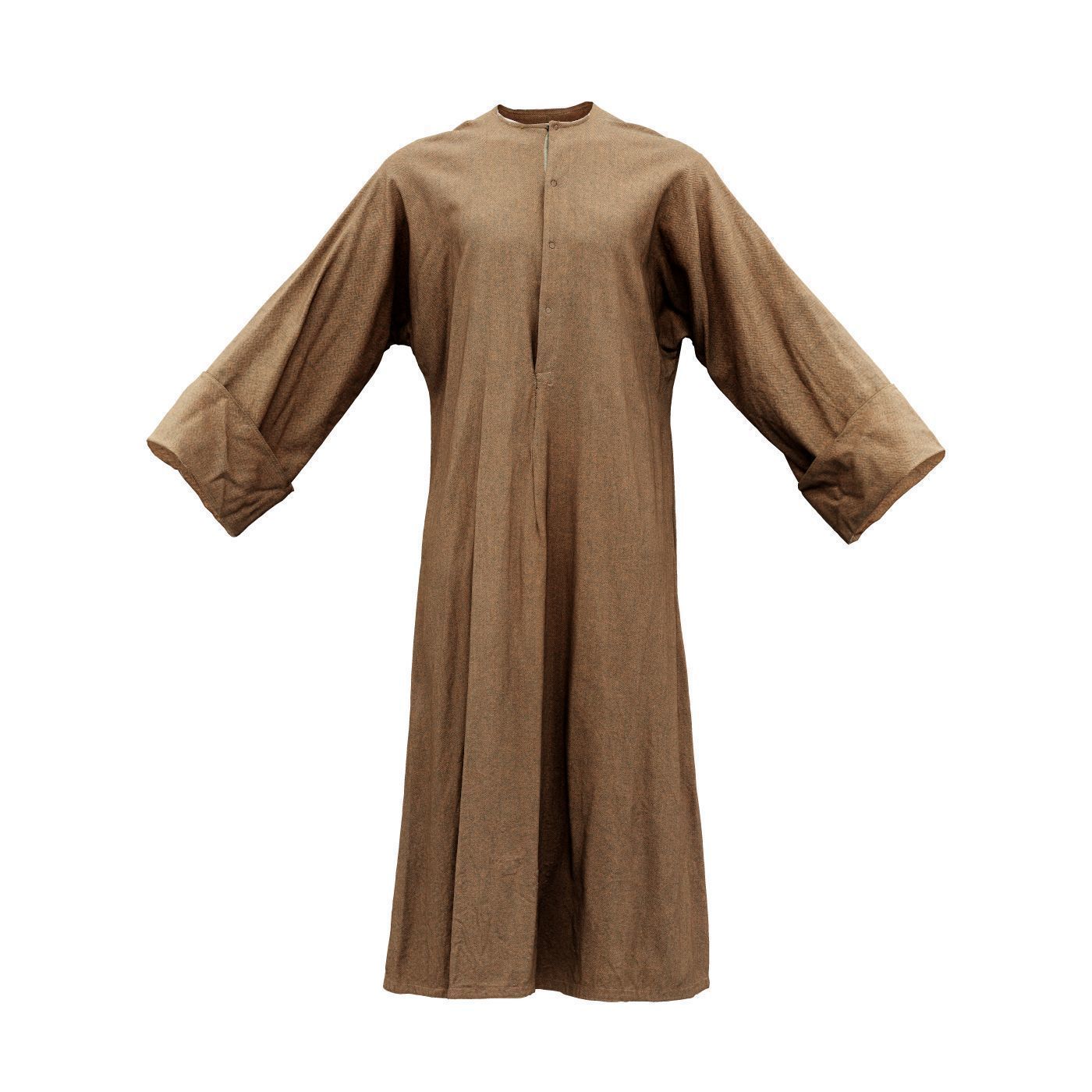 Priest Robe Low-poly 3D model_2