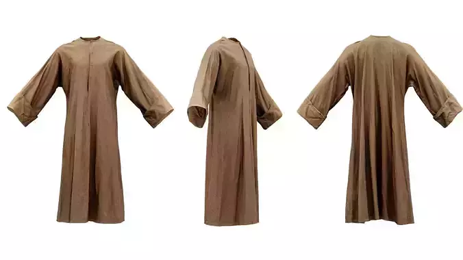 Priest Robe Low-poly 3D model