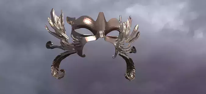 Baroque Hera Mask Ball 3D model