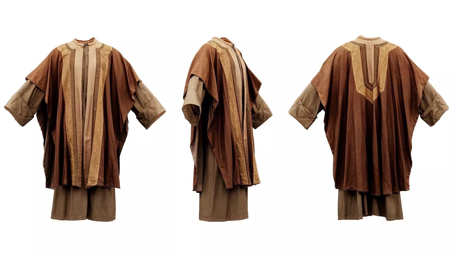 Priest Cape Low-poly 3D model_0