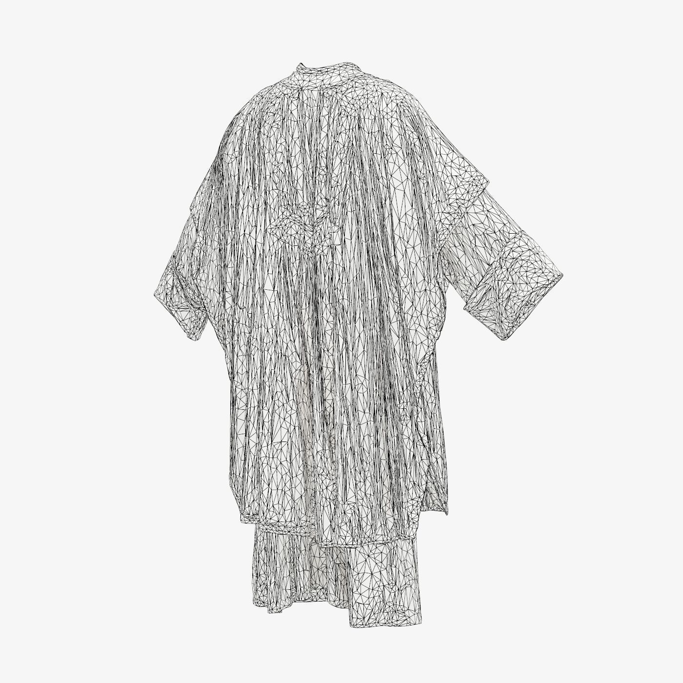 Priest Cape Low-poly 3D model_15