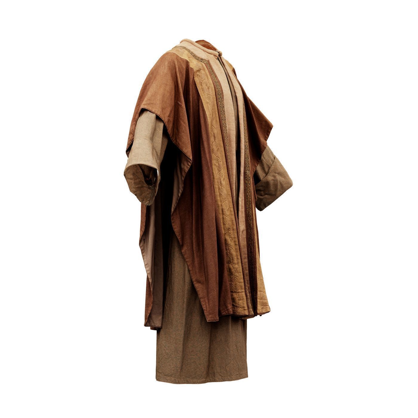 Priest Cape Low-poly 3D model_4