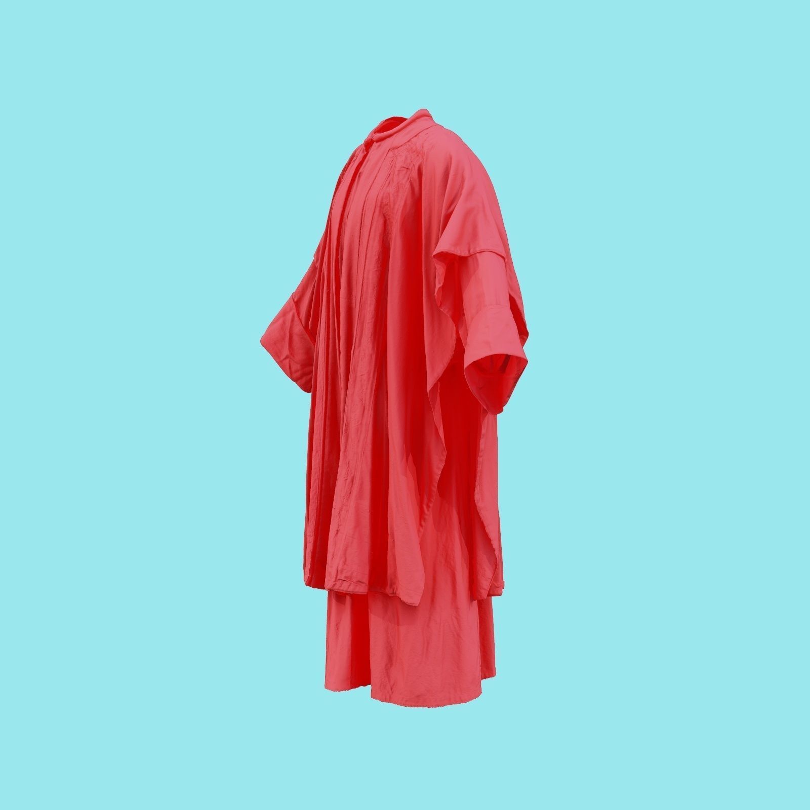 Priest Cape Low-poly 3D model_23