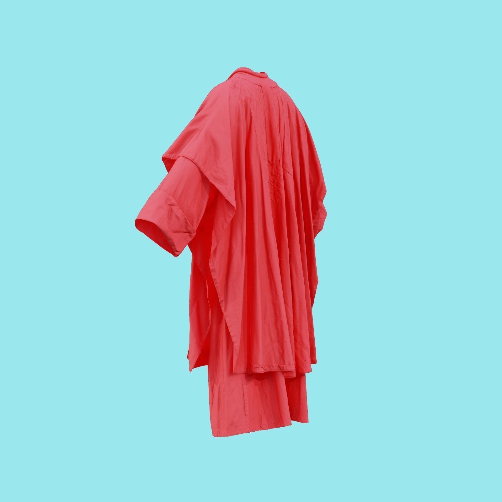 Priest Cape Low-poly 3D model_22