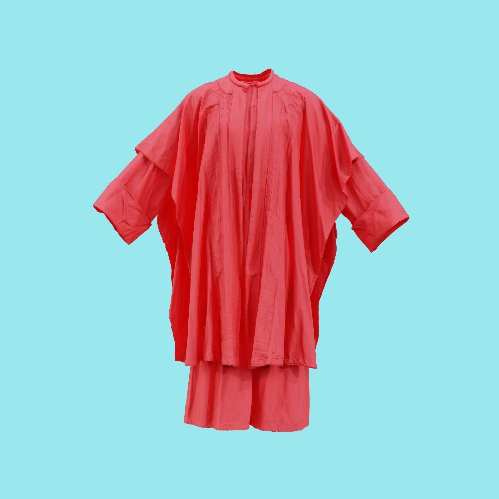 Priest Cape Low-poly 3D model_18