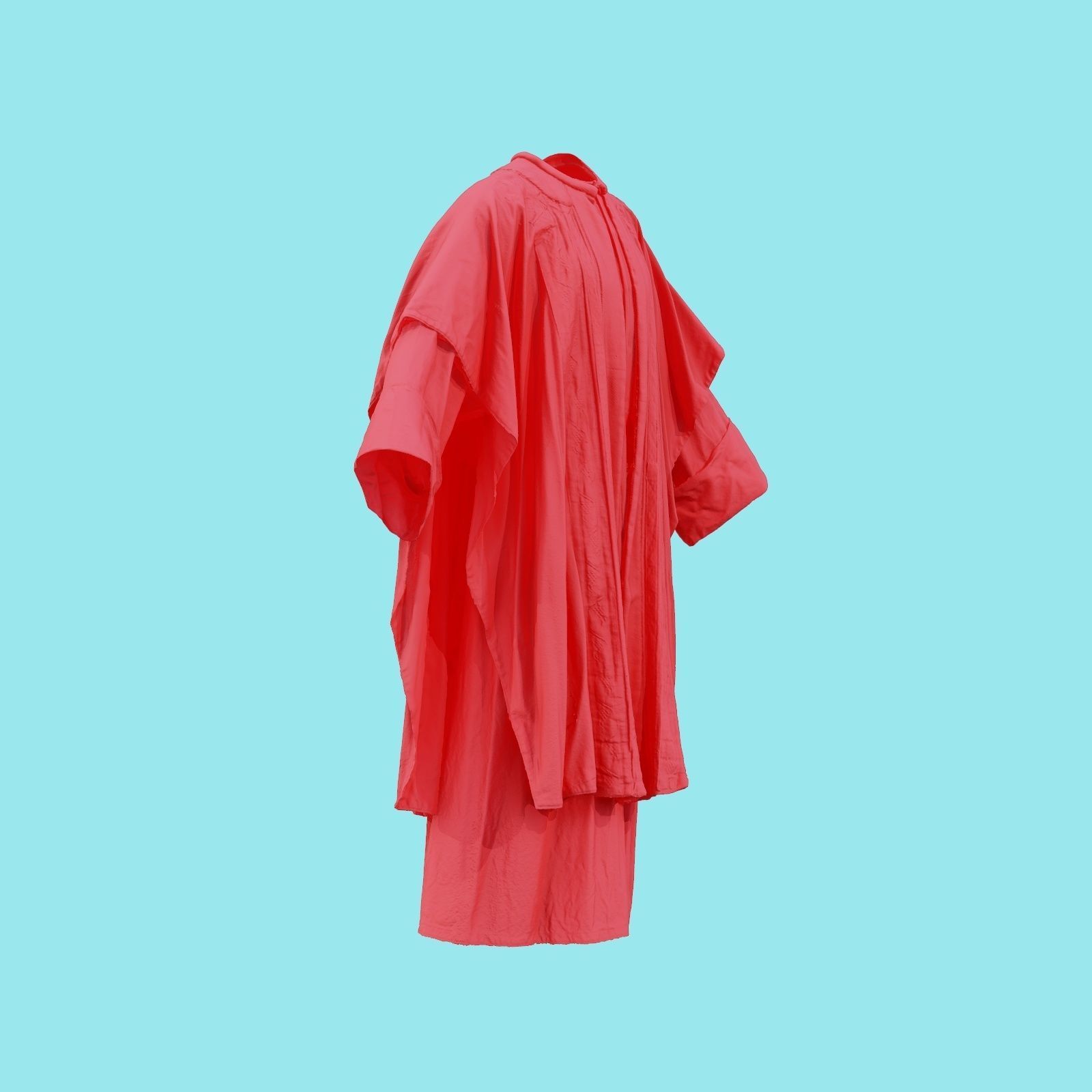 Priest Cape Low-poly 3D model_19