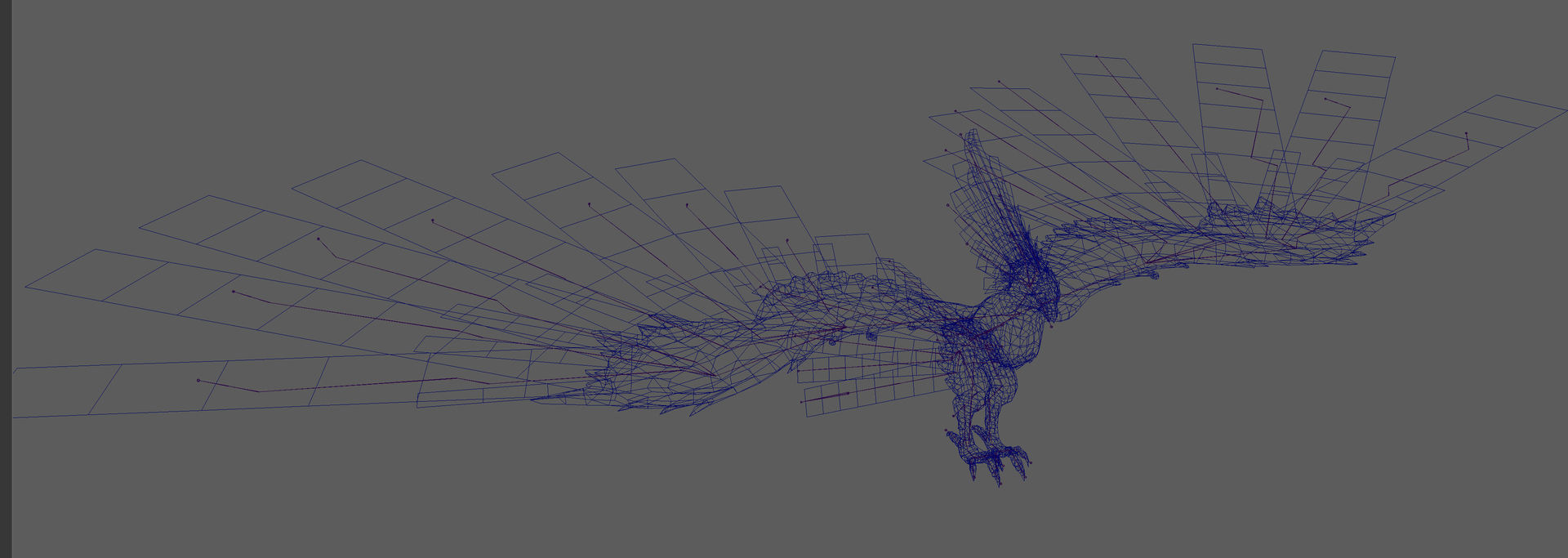 Phoenix Rigged 3D model Low-poly 3D model_9