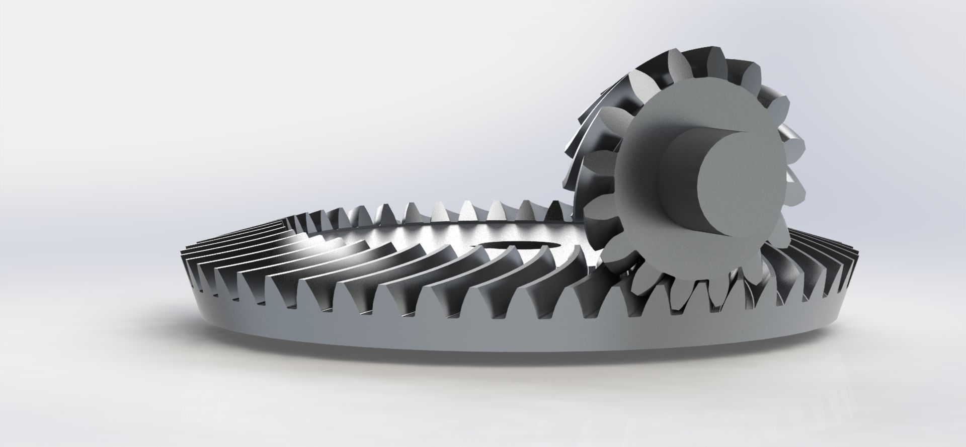 Spiral Bevel Gear Pack- Ratio 1 2 3 4  3D print model_2
