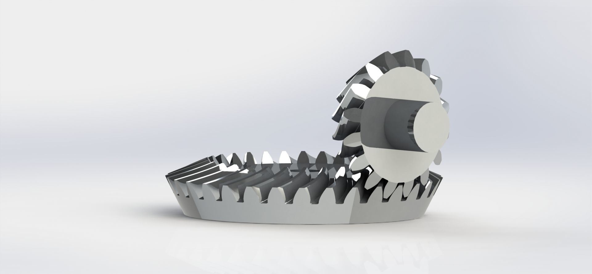 Spiral Bevel Gear Pack- Ratio 1 2 3 4  3D print model_17