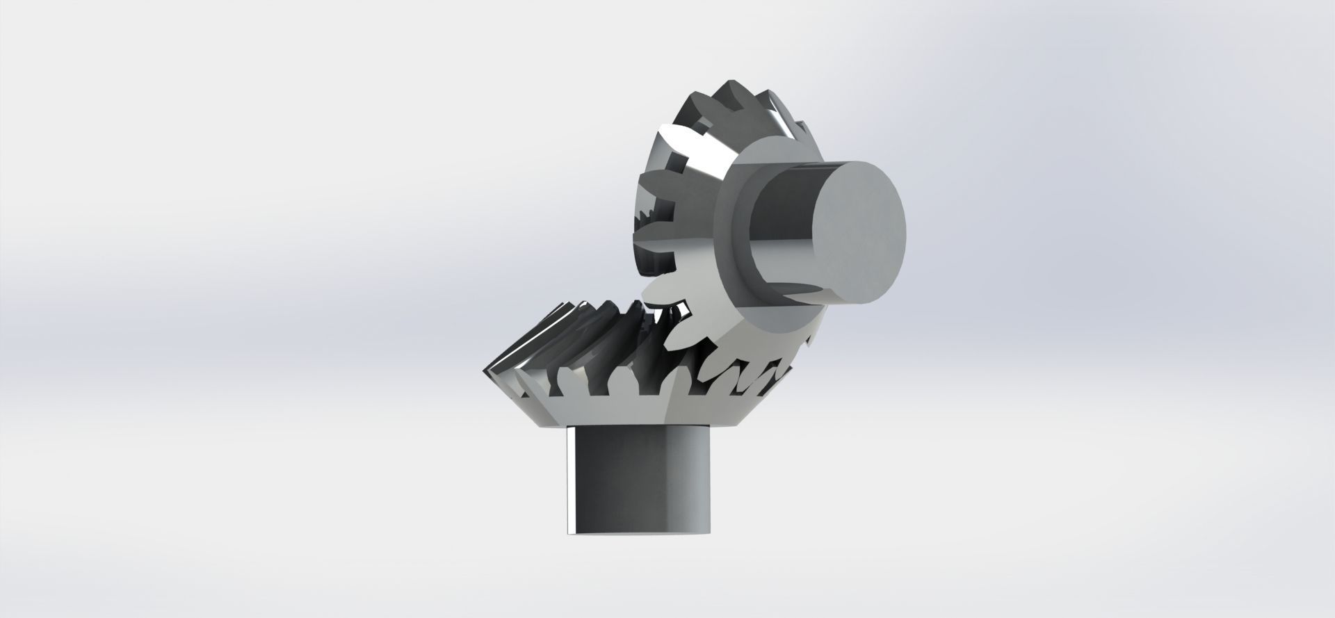 Spiral Bevel Gear Pack- Ratio 1 2 3 4  3D print model_16
