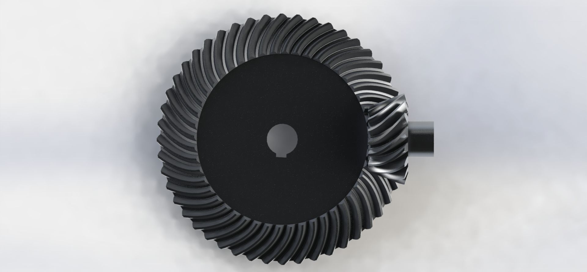 Spiral Bevel Gear Pack- Ratio 1 2 3 4  3D print model_26