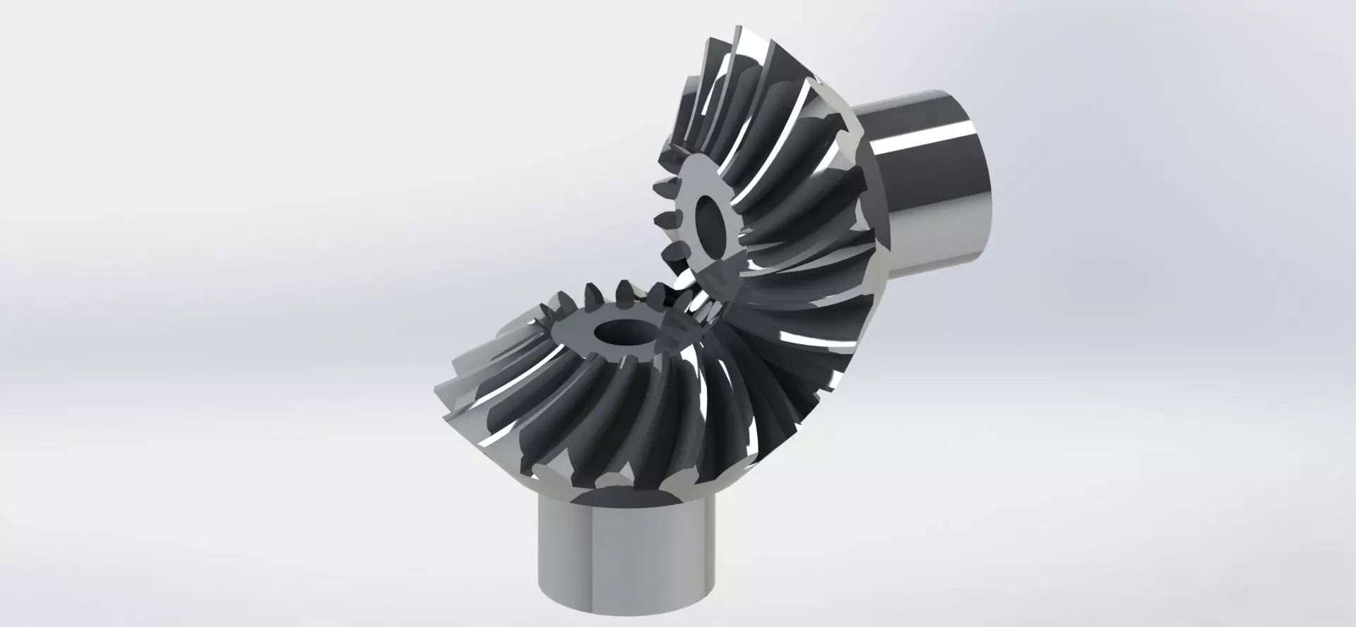Spiral Bevel Gear Pack- Ratio 1 2 3 4  3D print model_0