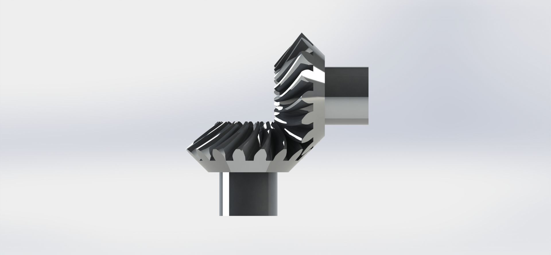 Spiral Bevel Gear Pack- Ratio 1 2 3 4  3D print model_14
