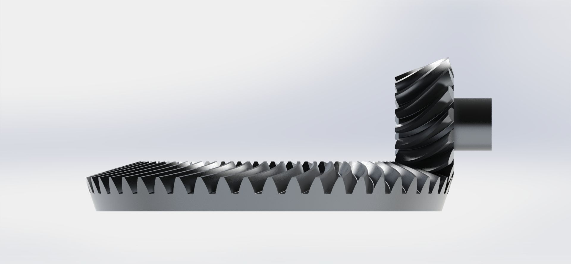 Spiral Bevel Gear Pack- Ratio 1 2 3 4  3D print model_9