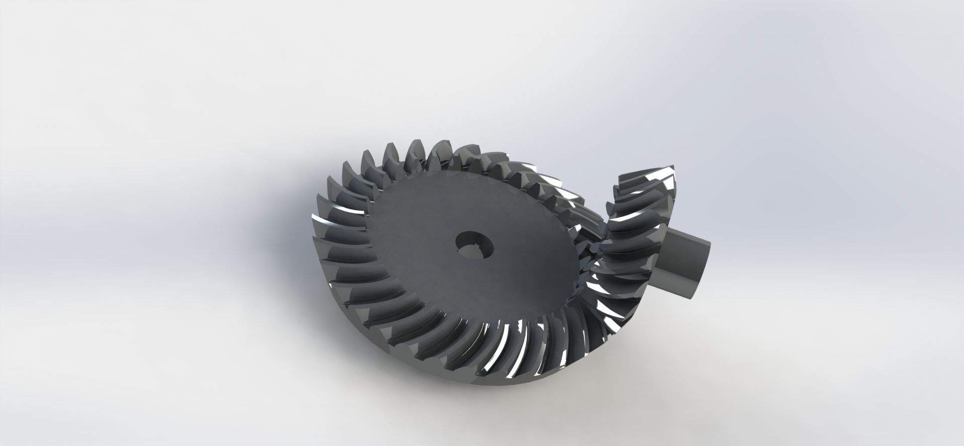Spiral Bevel Gear Pack- Ratio 1 2 3 4  3D print model_19