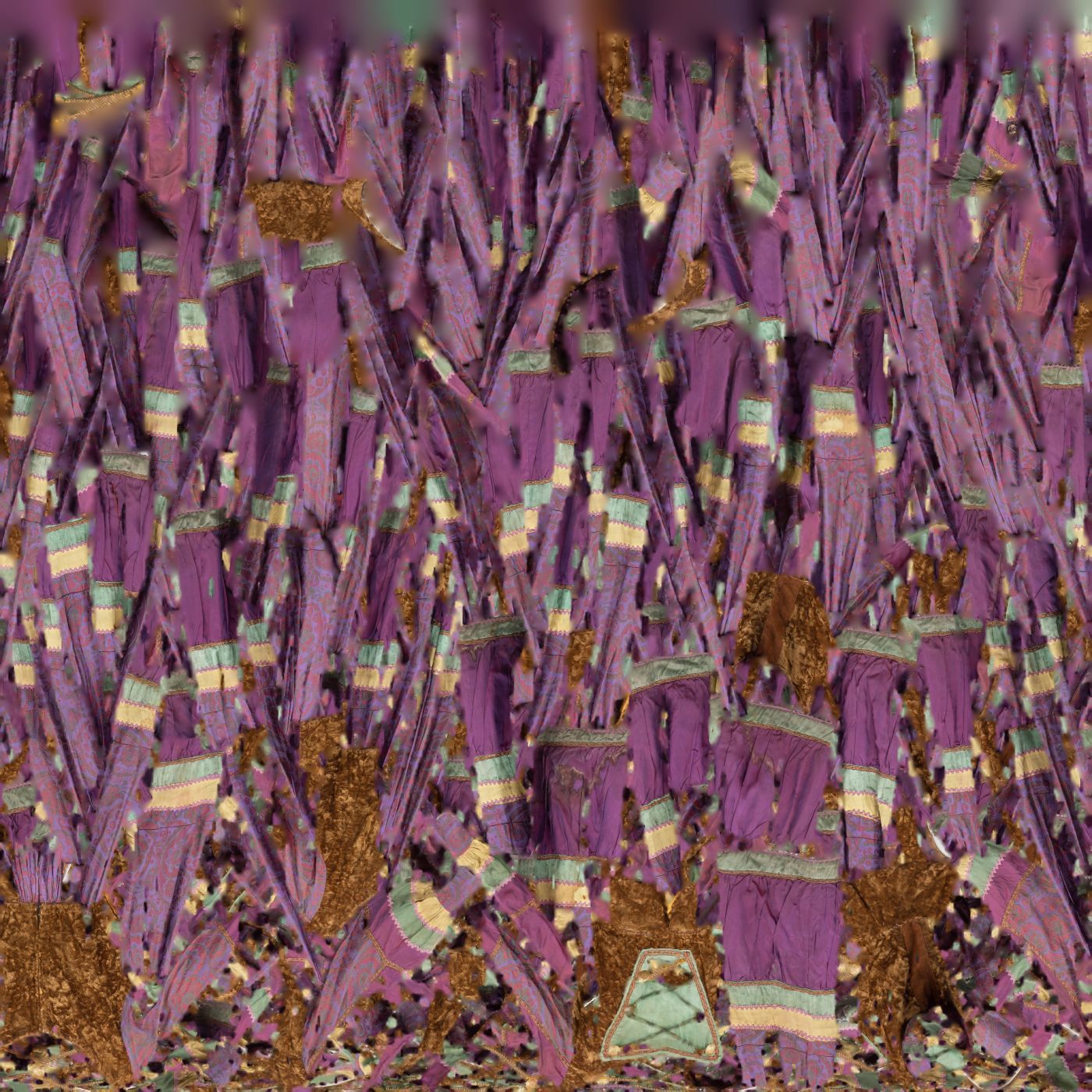 Pearlescent Dress Low-poly 3D model_16