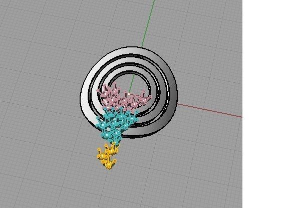 CG248 gold necklace with diamond pendant 3D print model_8