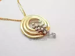 CG248 gold necklace with diamond pendant