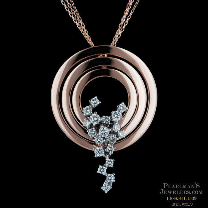 CG248 gold necklace with diamond pendant 3D print model_6