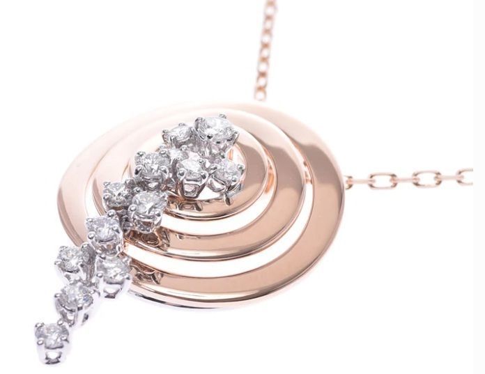 CG248 gold necklace with diamond pendant 3D print model_7