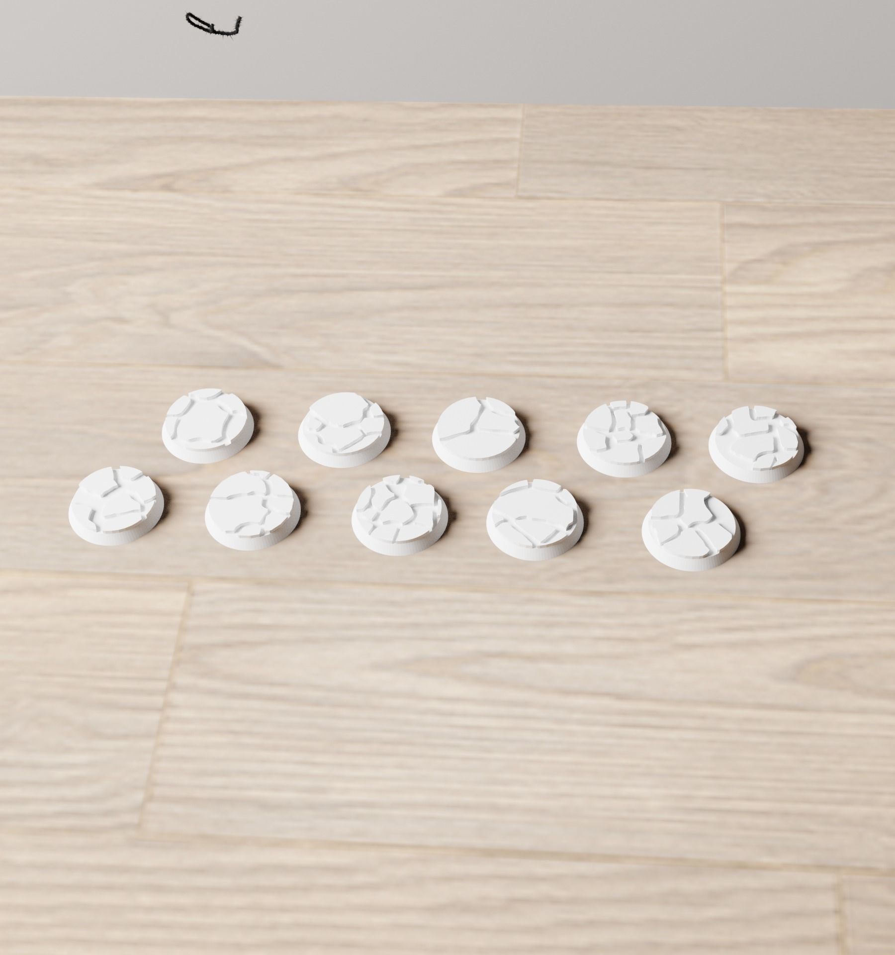 Cracked Earth Base Set 3D print model_4