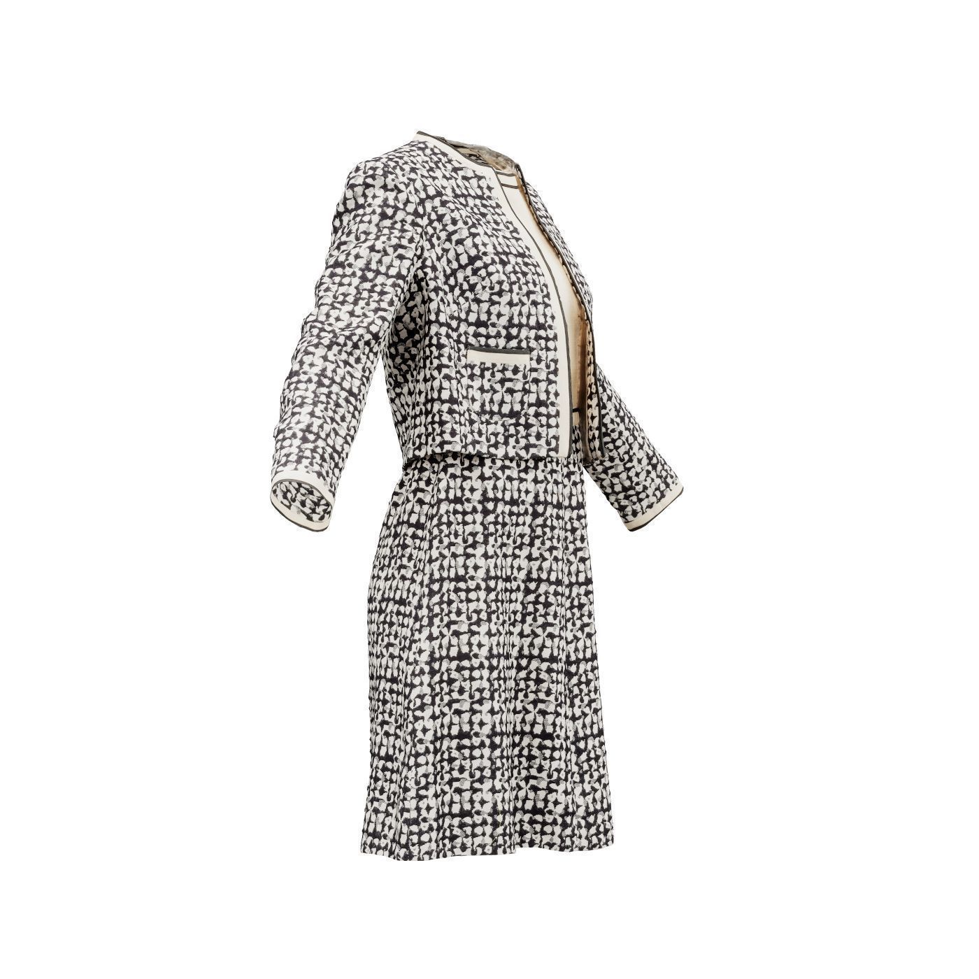 Pattern Full Low-poly 3D model_4