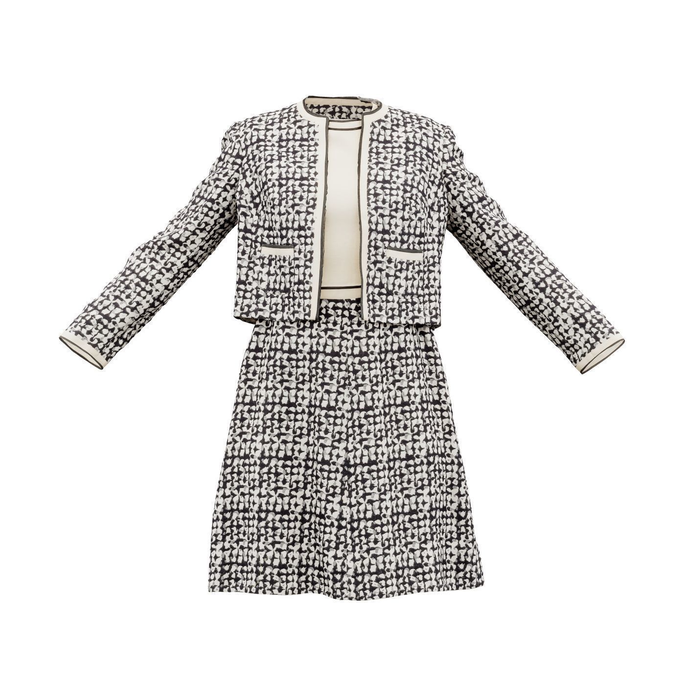 Pattern Full Low-poly 3D model_2