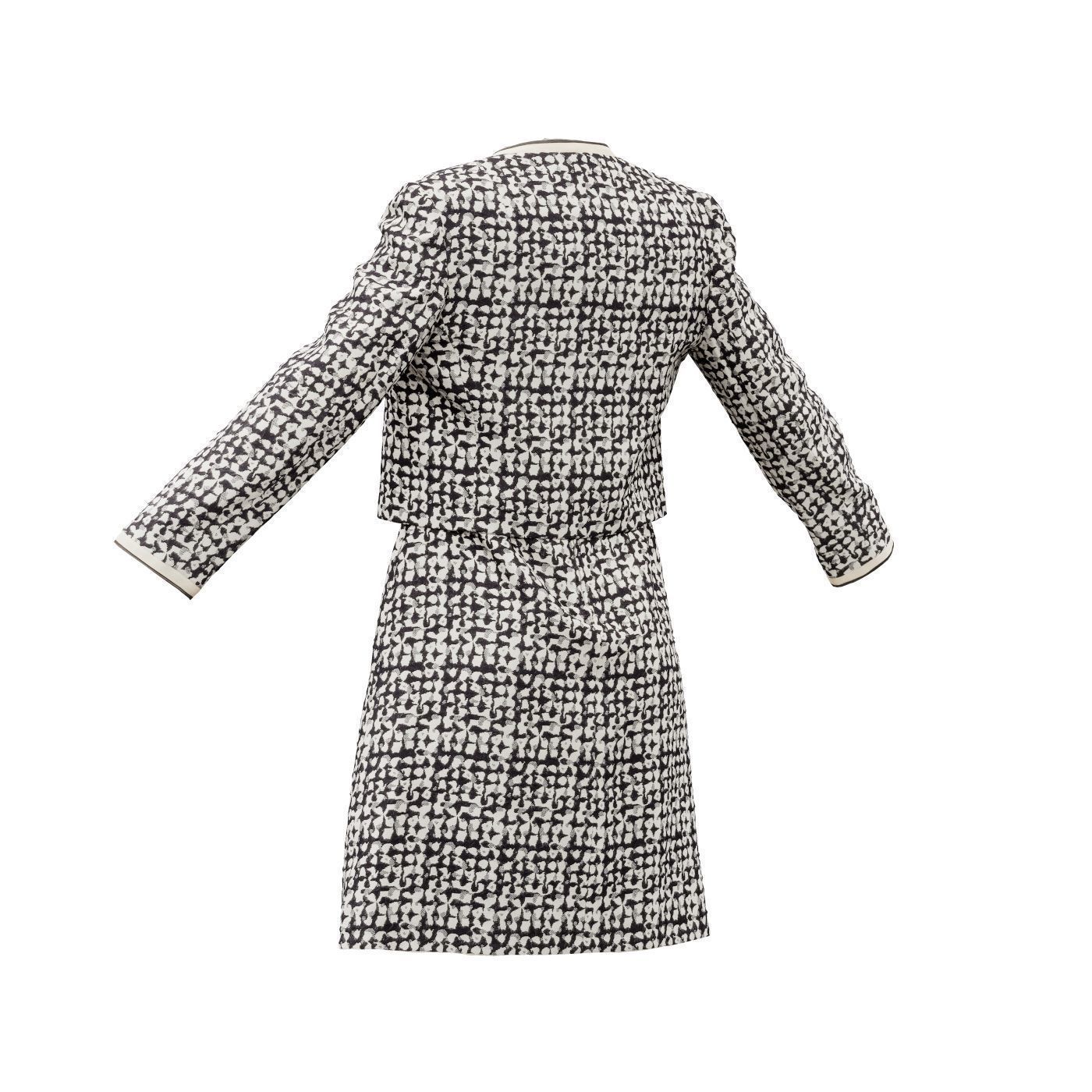 Pattern Full Low-poly 3D model_9