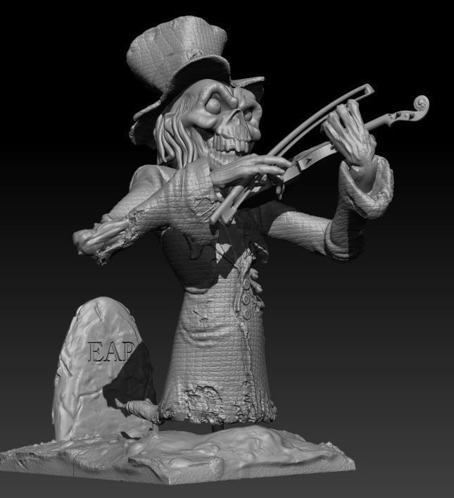 Ghost Fiddler 3D print model_2