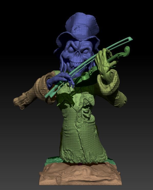Ghost Fiddler 3D print model_1