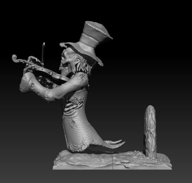 Ghost Fiddler 3D print model_5