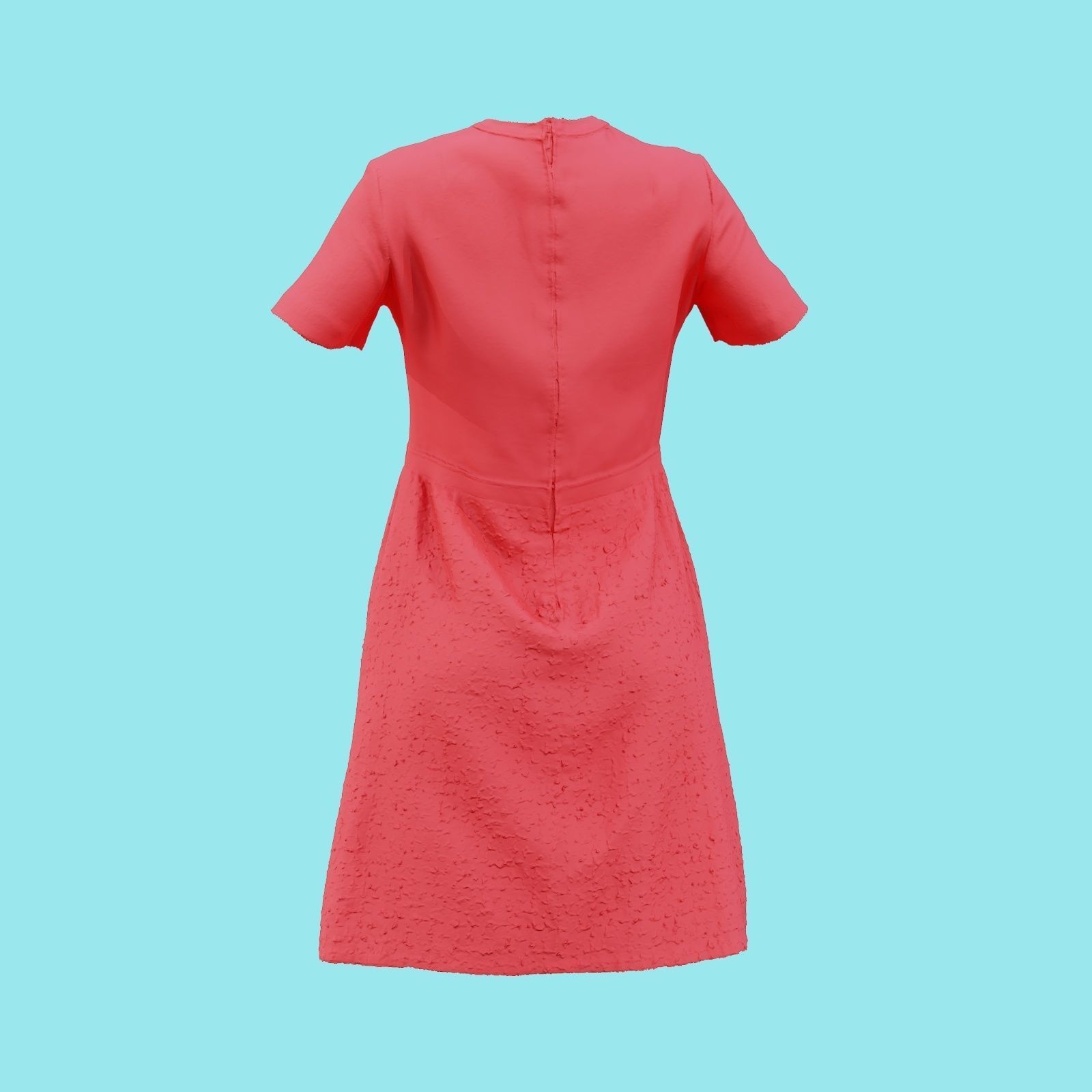 Pattern Dress Low-poly 3D model_21