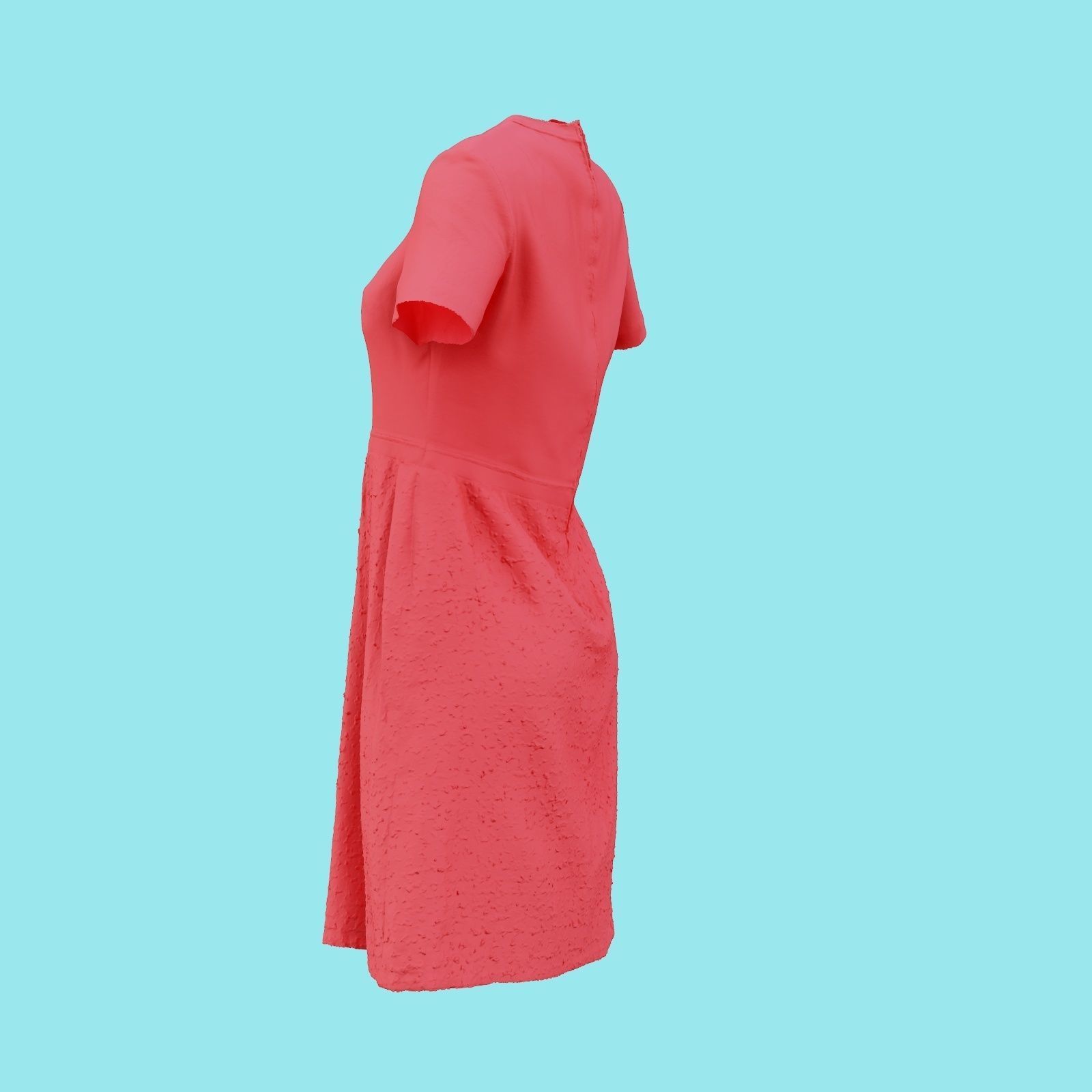 Pattern Dress Low-poly 3D model_22