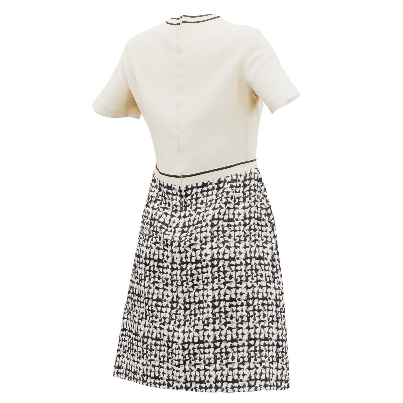 Pattern Dress Low-poly 3D model_7