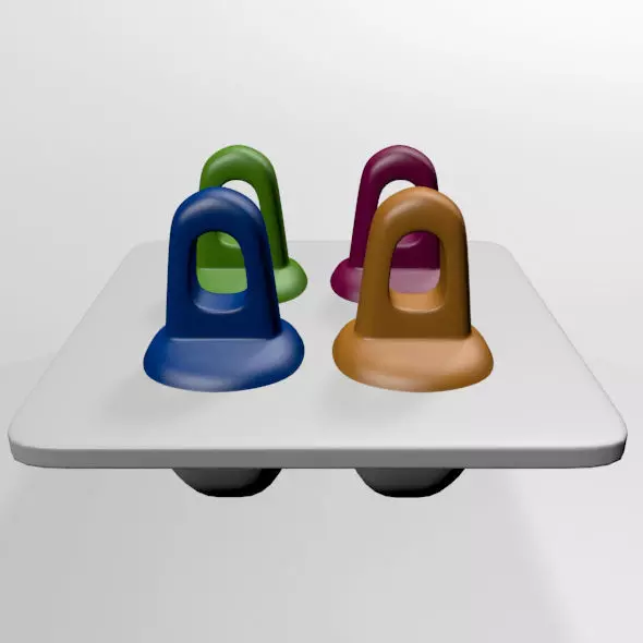 Fruitsicles Pop Tray 01 3D model