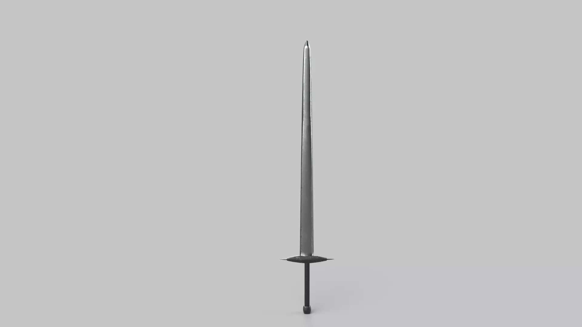 Sword Low-poly 3D model_0