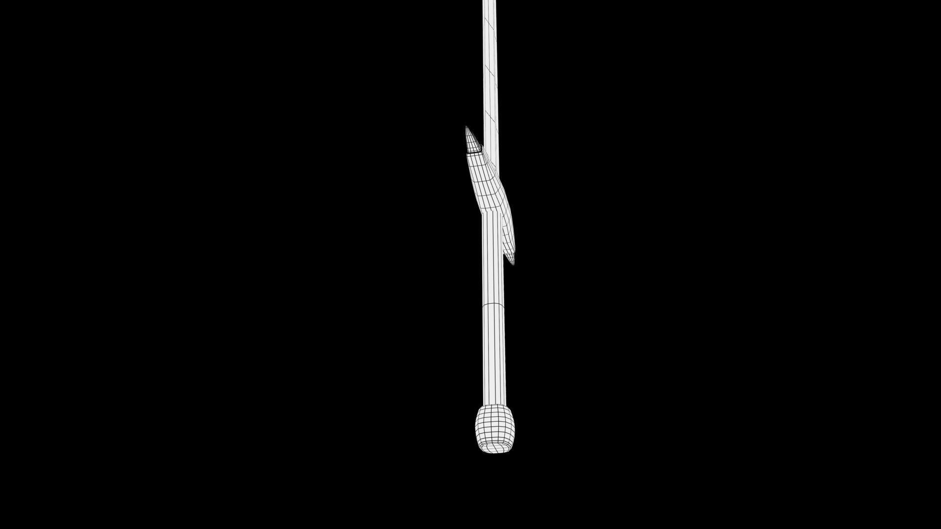 Sword Low-poly 3D model_8