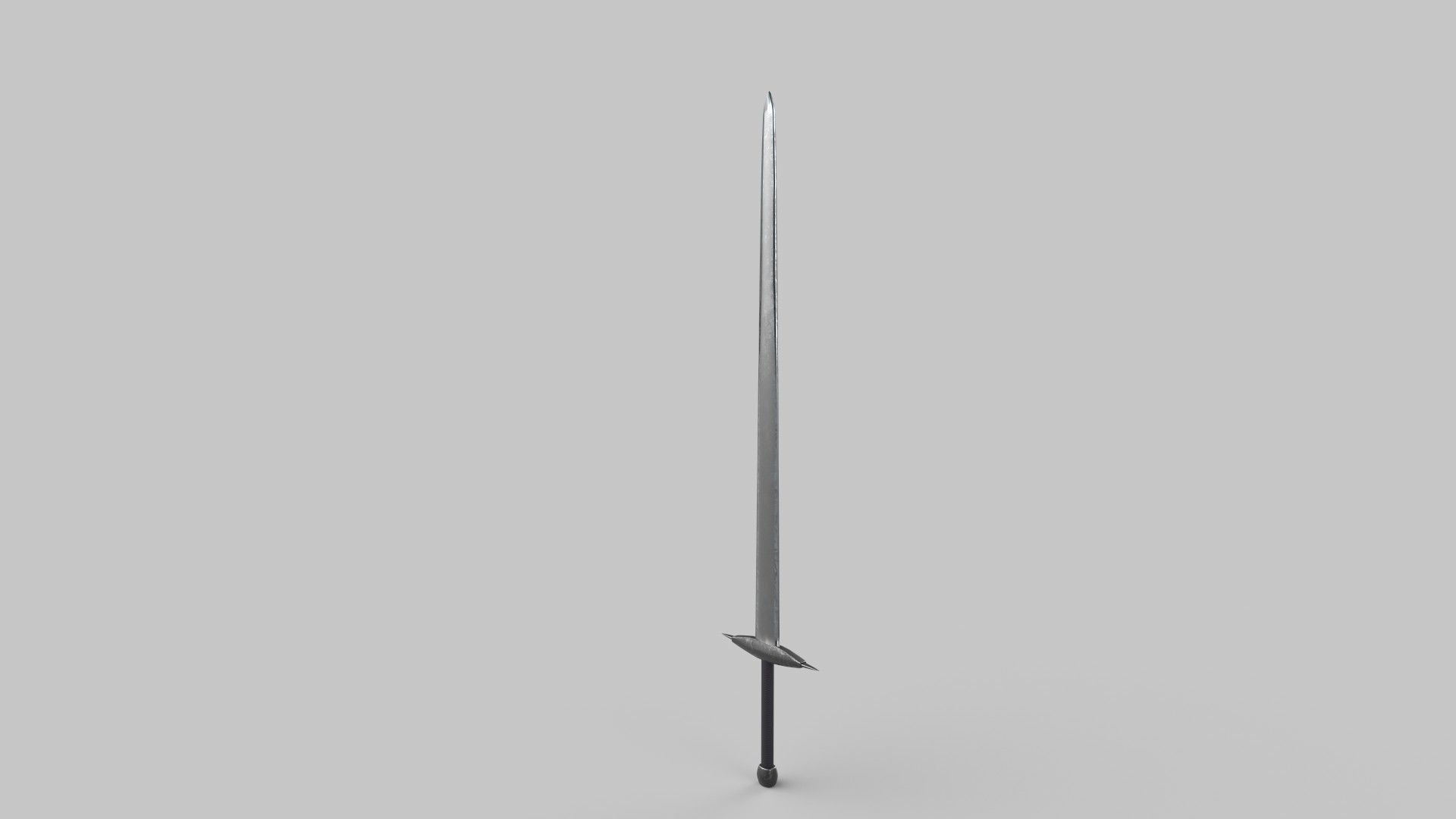 Sword Low-poly 3D model_1