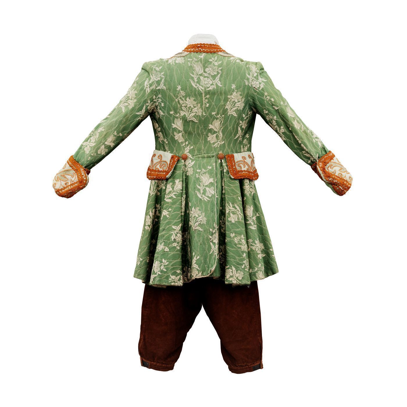 Organic Full Low-poly 3D model_8