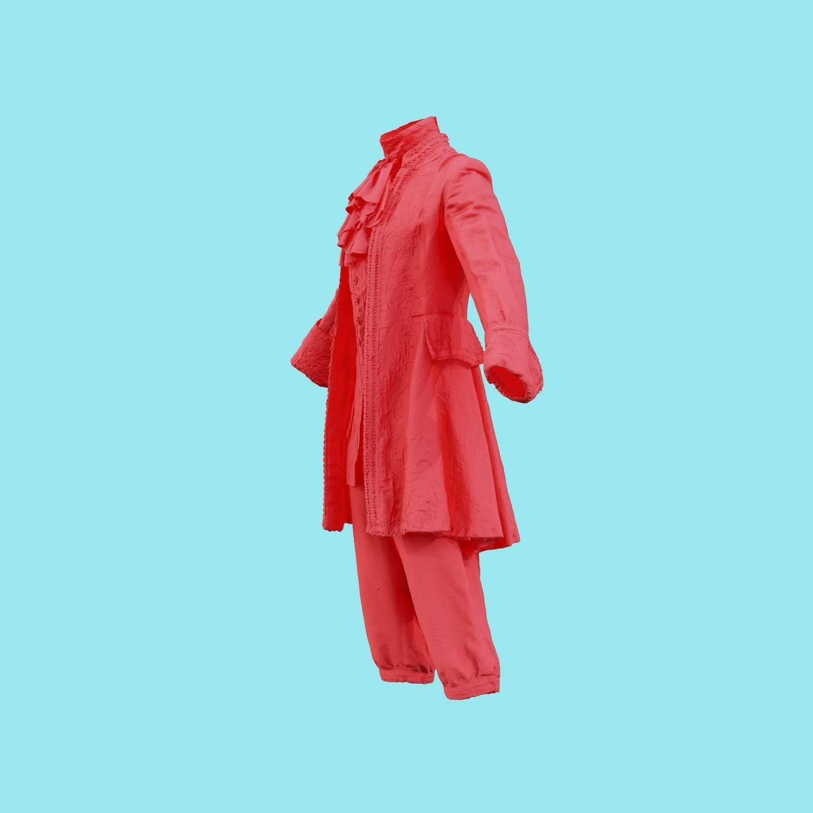 Organic Full Low-poly 3D model_20