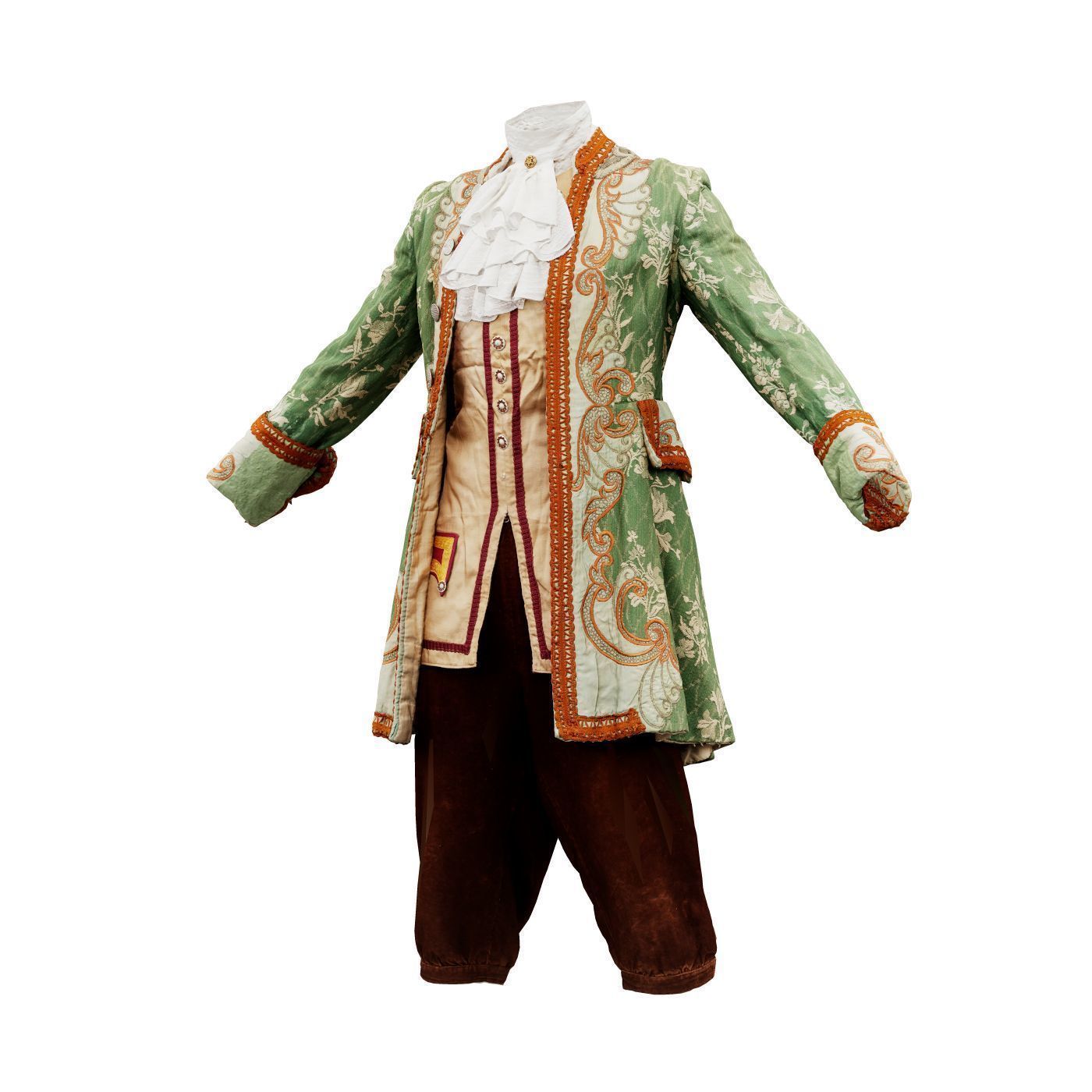 Organic Full Low-poly 3D model_13