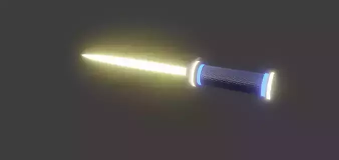 Sci-Fi Knife 3D Model