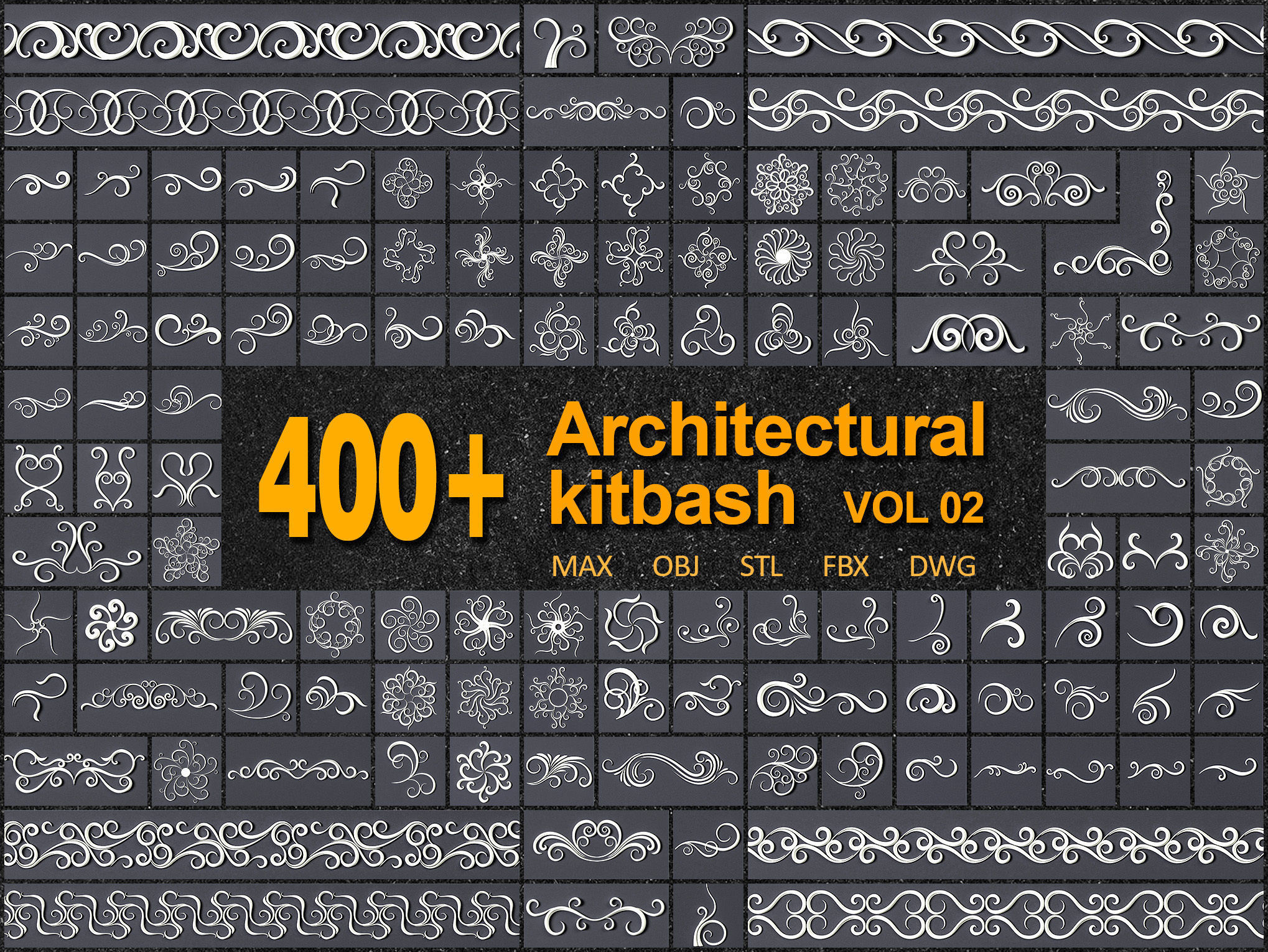 407 ARCHITECTURAL KITBASH - VOL 02 3D model_0