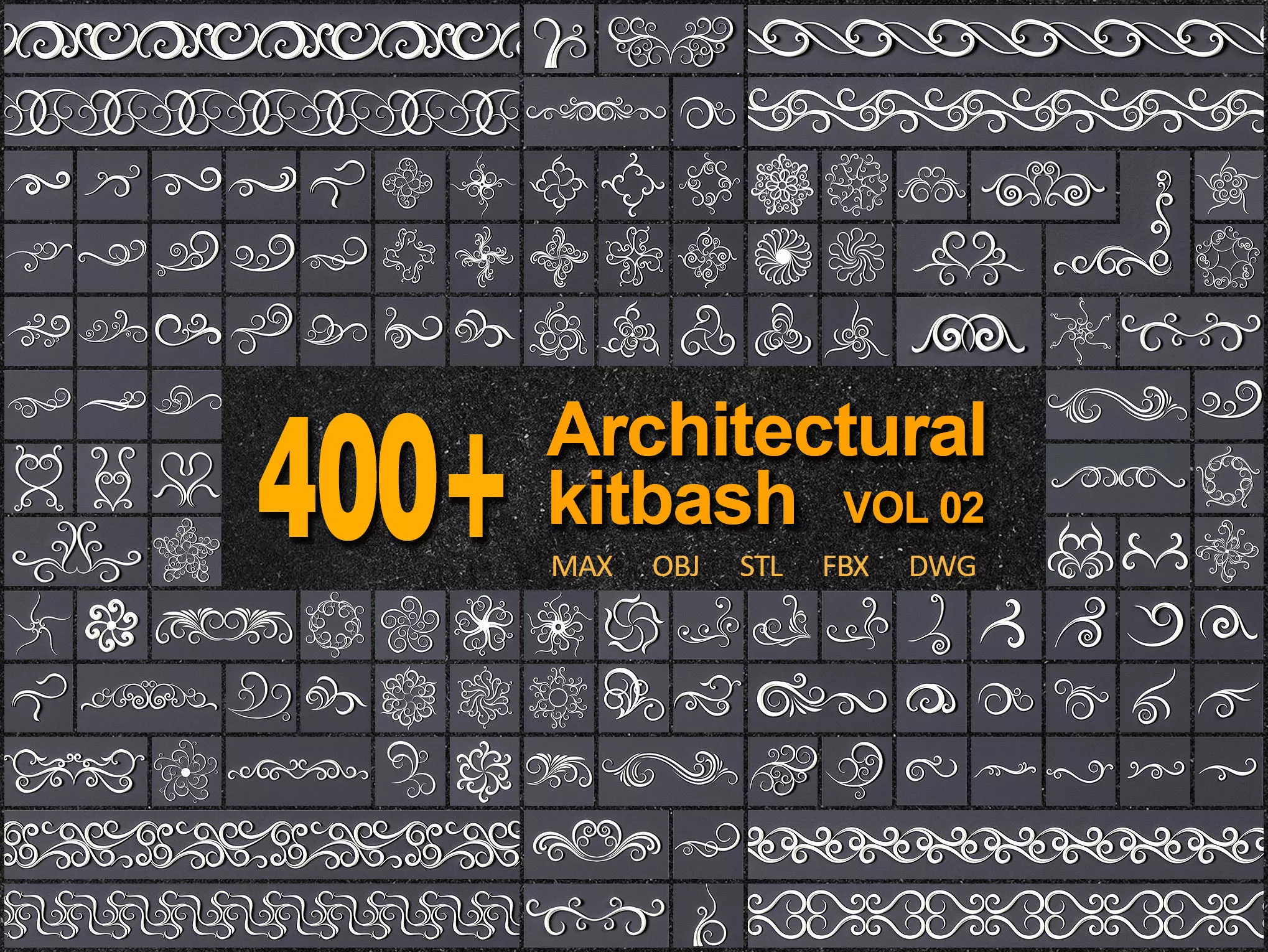 407 ARCHITECTURAL KITBASH - VOL 02 3D model_0