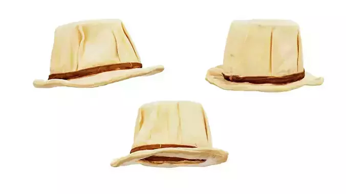 Melon Hat Low-poly 3D model