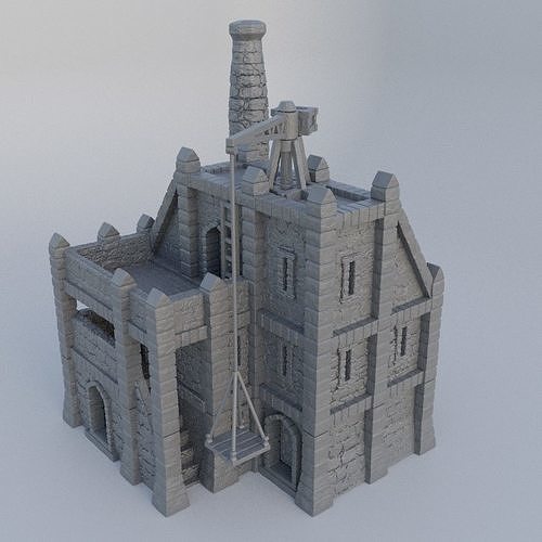 Medieval Foundry Tabletop Terrain 28 mm 3D print model