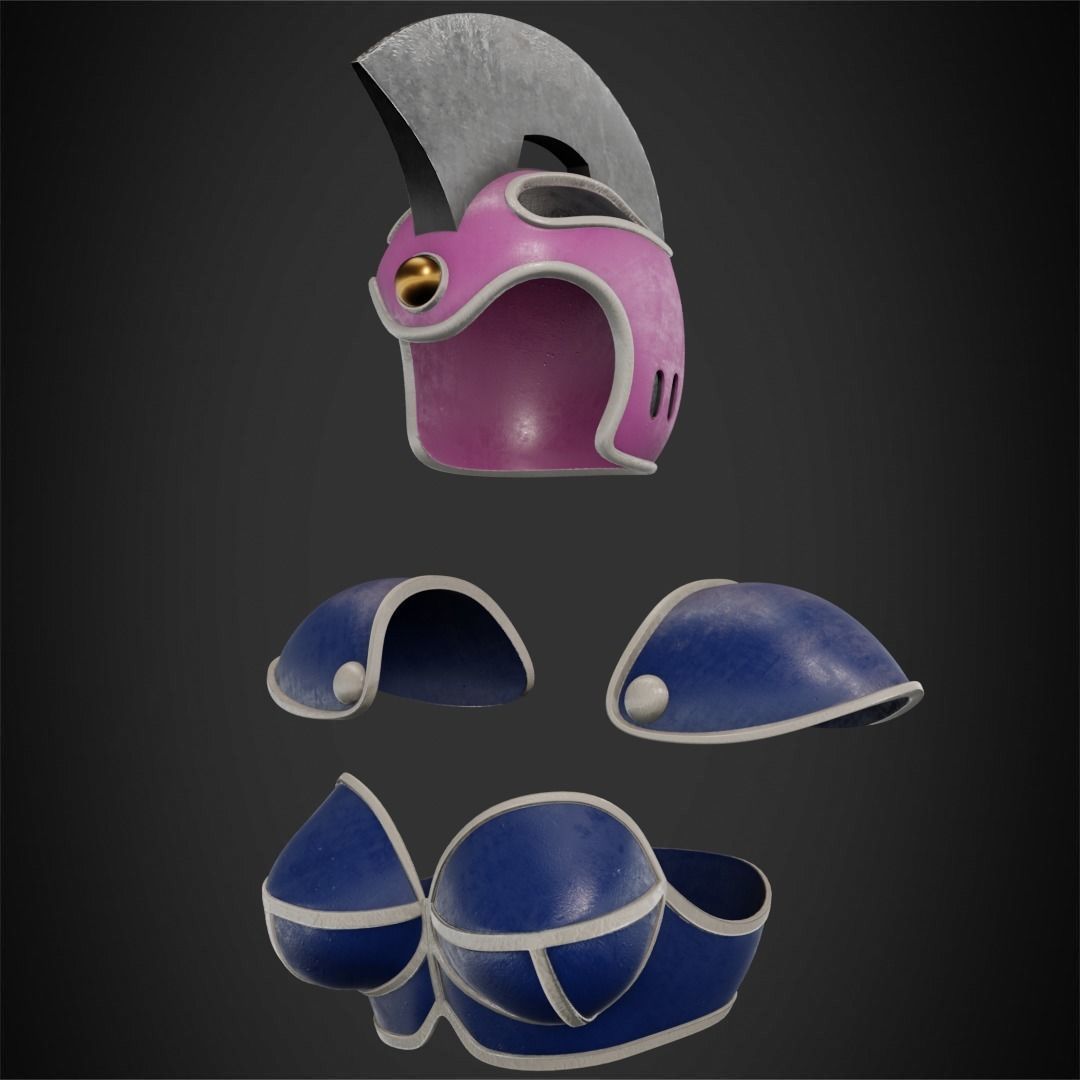 Chi-Chi Battle Armor for Cosplay 3D print model_2